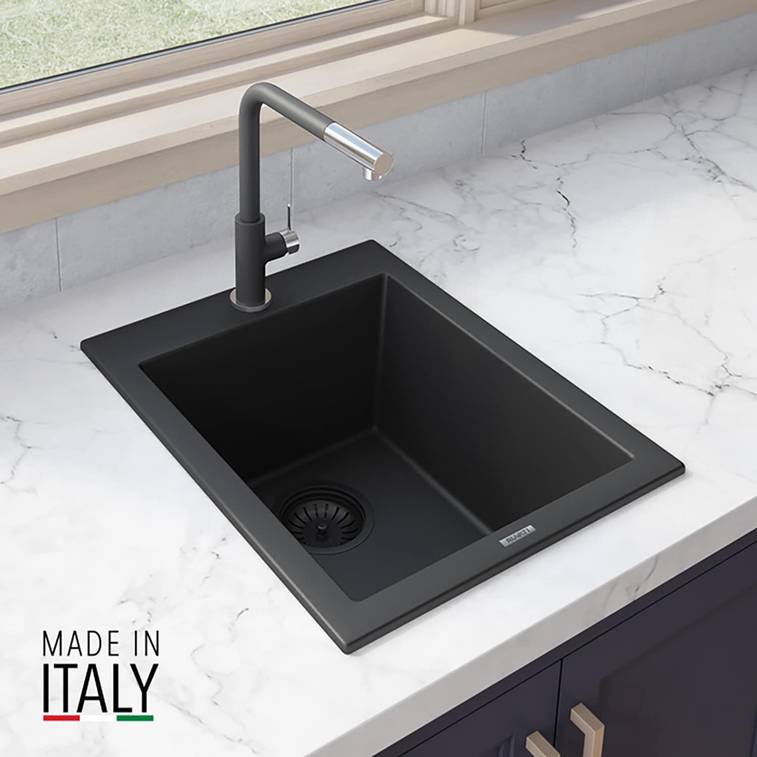 Ruvati RVG1018BK Kitchen-Sinks - View #3