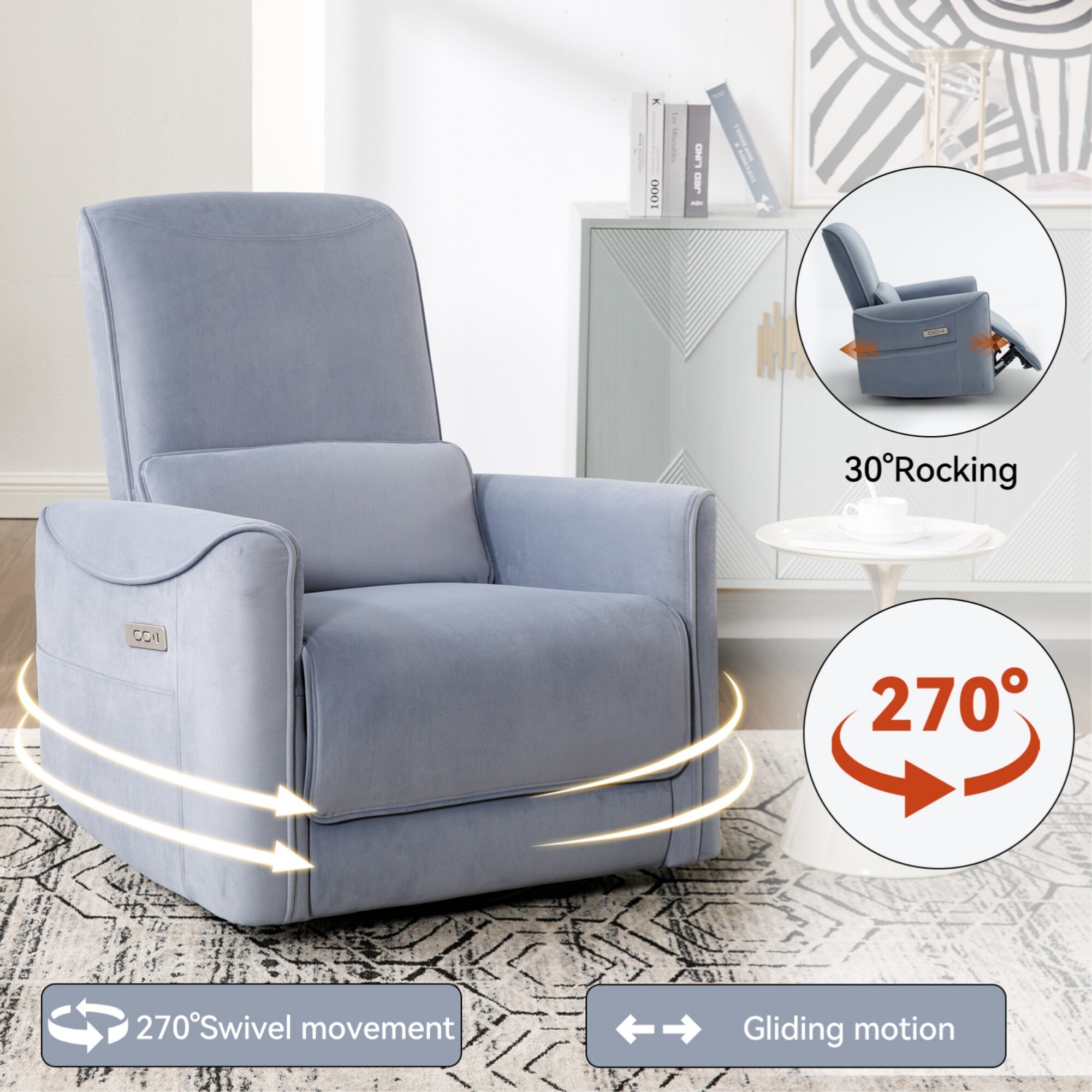 Boyel Living BL-CM812BL recliners - View #6