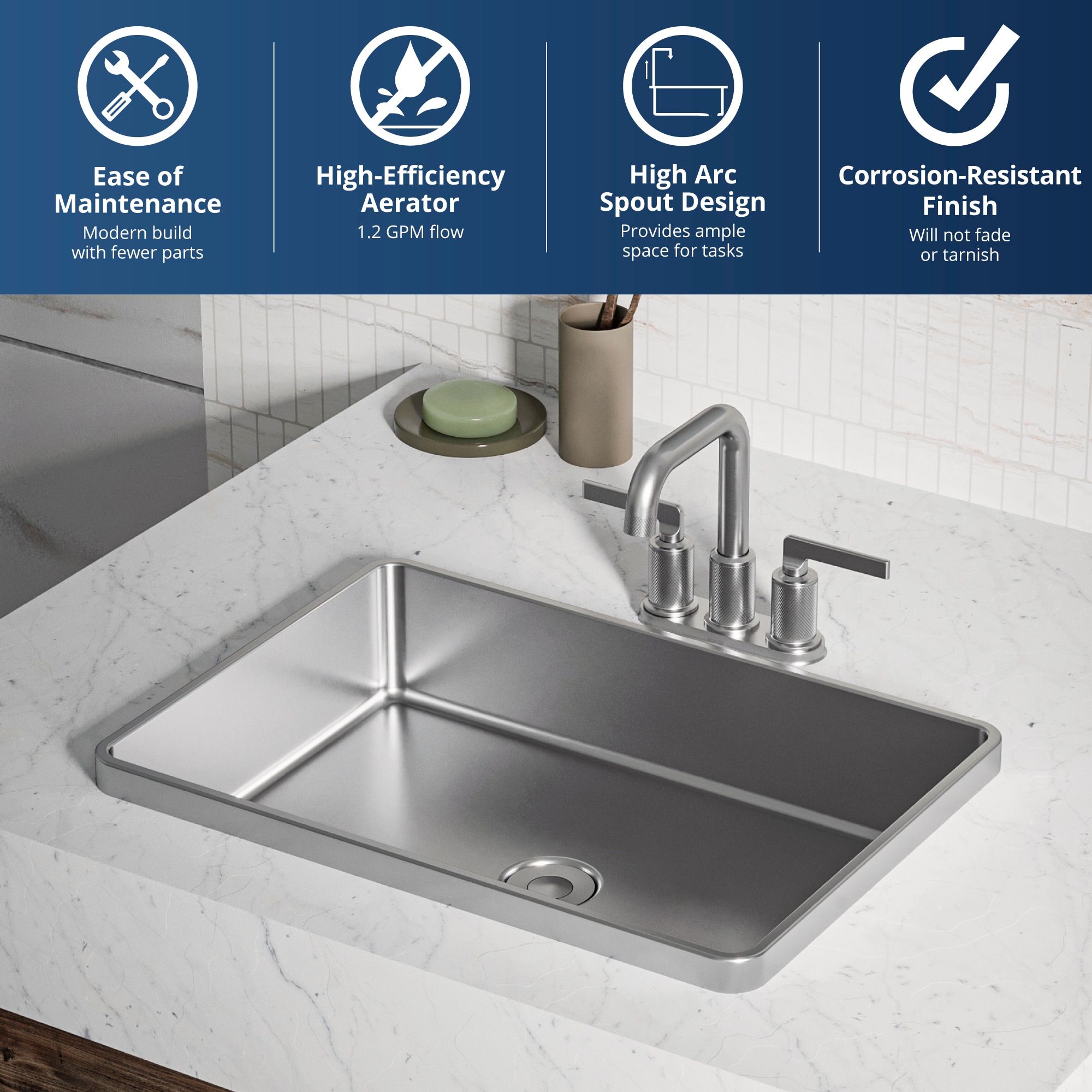 Karran KBF536SS Lavatory-Faucets - View #5