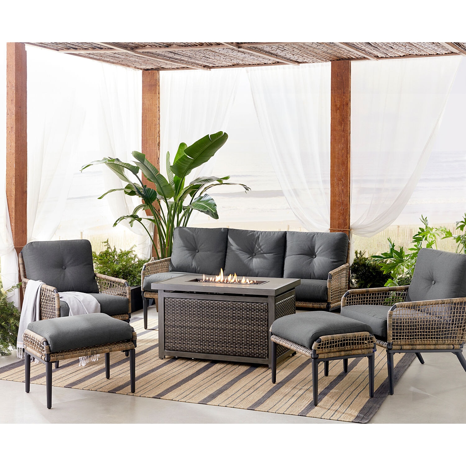 Mod Furniture PAS6PCFP-CHR Patio-Conversation-Sets - View #8