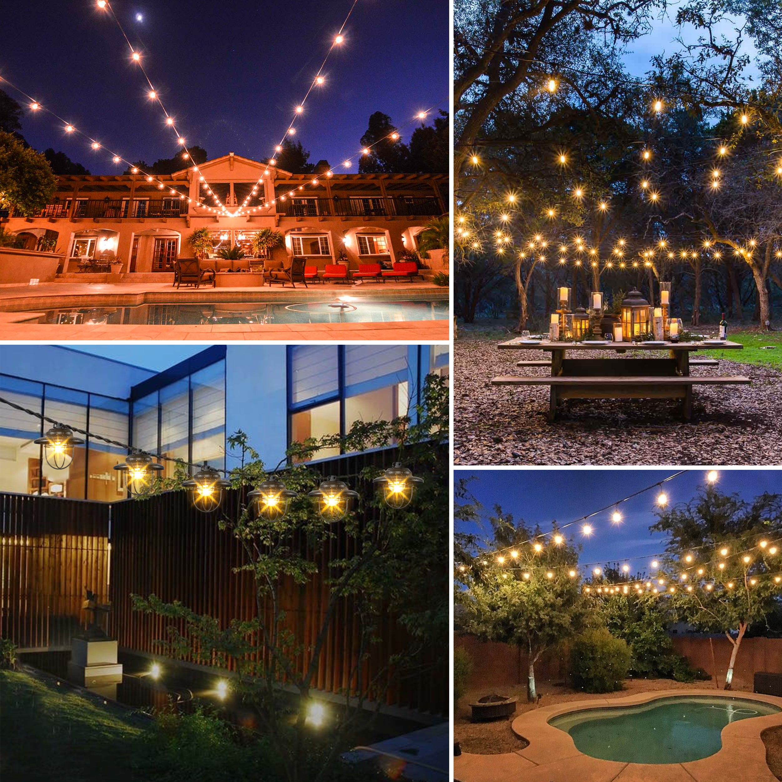 JONATHAN  Y JYL8703A Patio-String-Lights - View #4