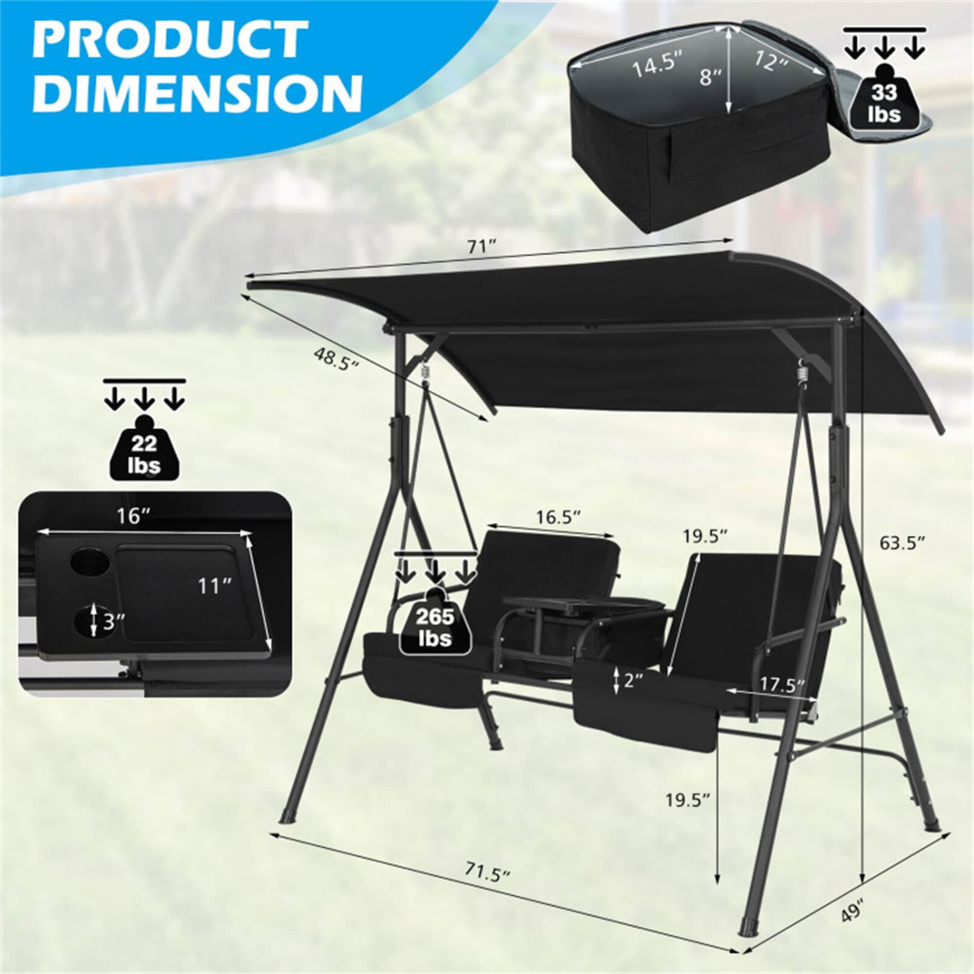 BABOOM BOM-130519-OR Swing-Gliders - View #5