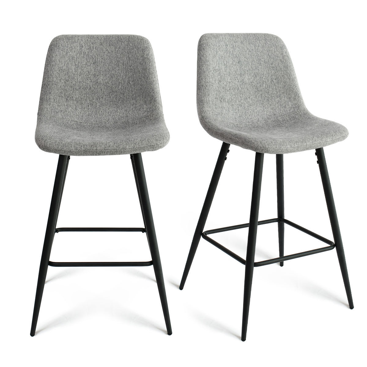 Maison Boucle BINGO-MB-GREY stools - View #2