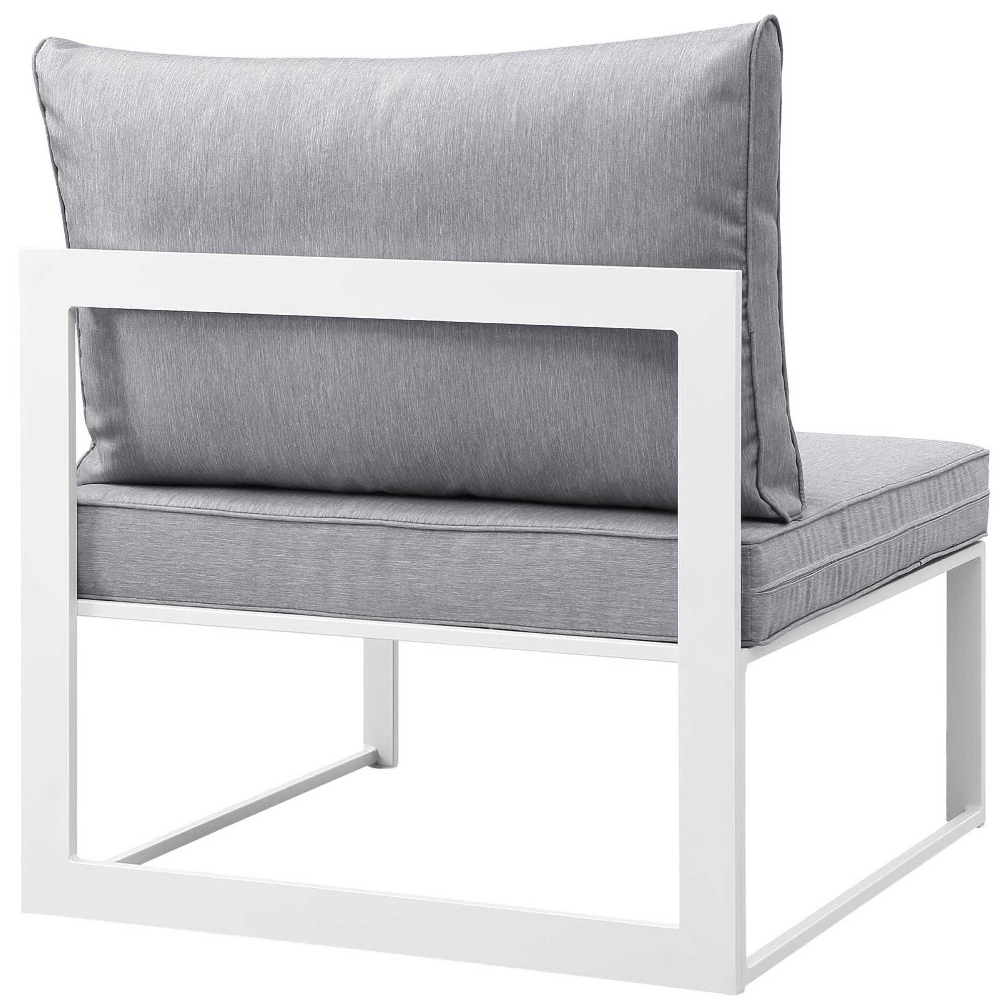 Modway EEI-1731-WHI-GRY-SET Patio-Conversation-Sets - View #4