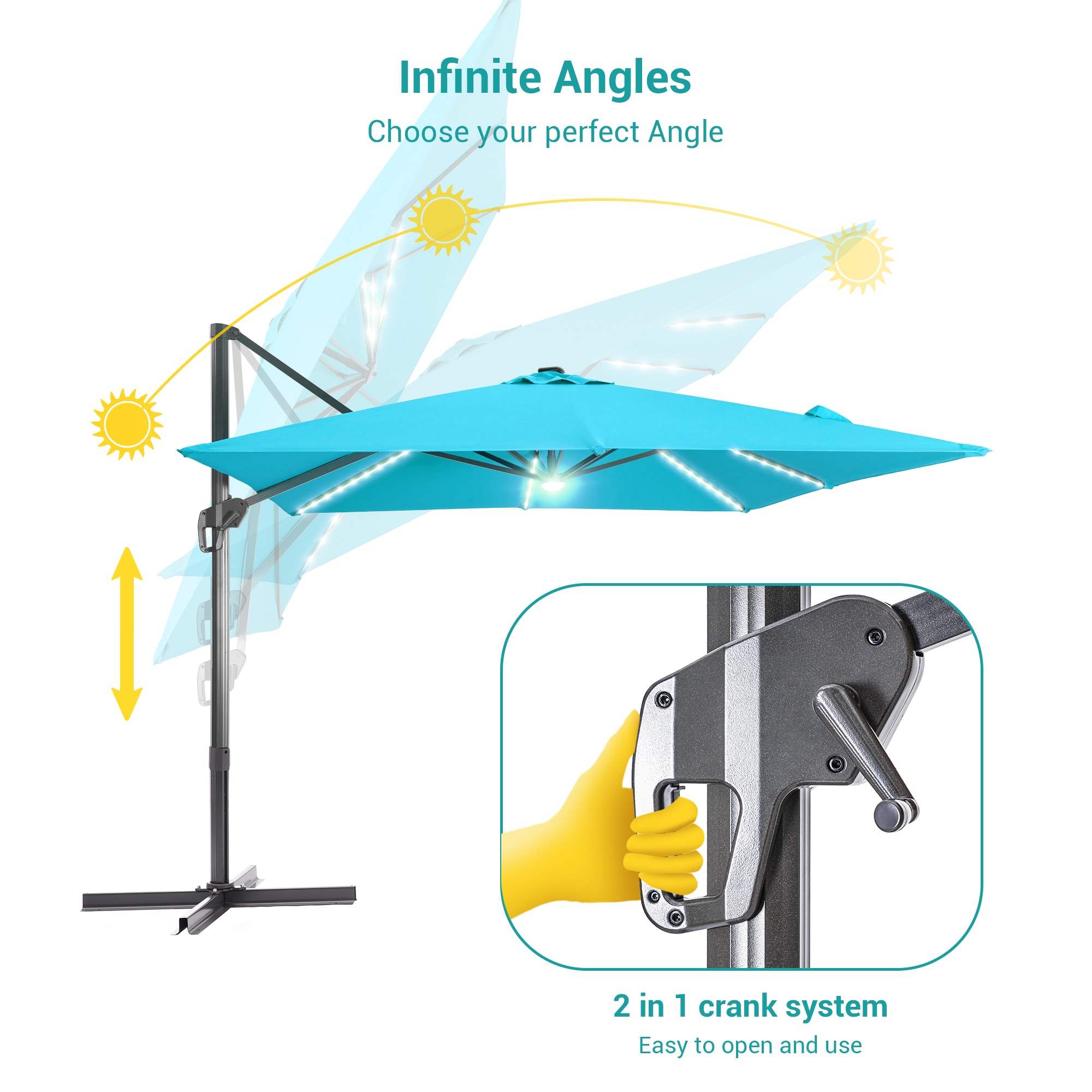 ACEGOSES LW-LED1010-LB Umbrellas-2 - View #6