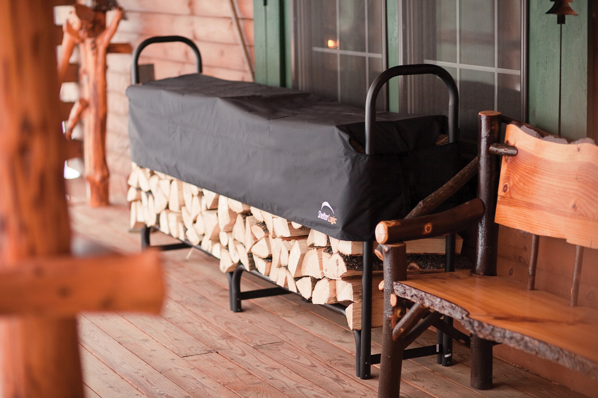 ShelterLogic 96.2'' W Metal Log Rack
