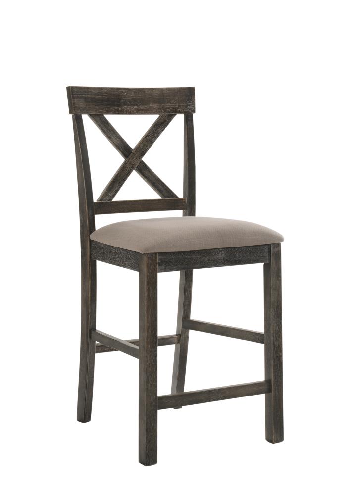 ACME FURNITURE 73832 Set of 2 Martha II Contemporary/Modern Linen Upholstered Dining Side Chair (Wood Frame)
