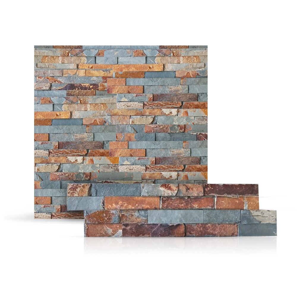 Prestige Stone & Granite TSCG-F-2 Natural Stacked Stone 6-Inches x 24-Inches California Gold Brick Veneer Panel 14.6 Square feet