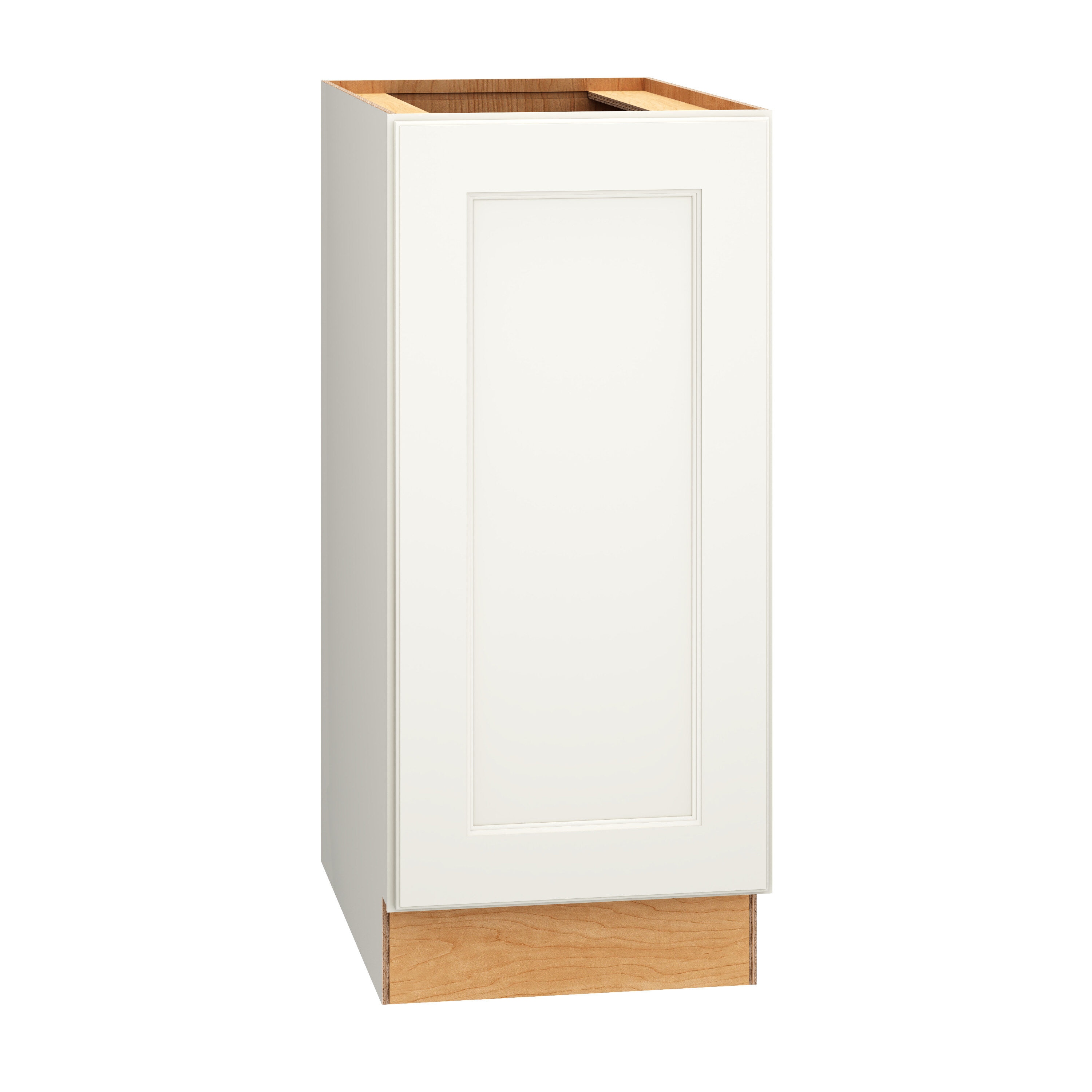Diamond Express Macaulay 15-in W x 34.5-in H x 24-in D White Base Fully Assembled Plywood Cabinet (Recessed Panel Square Door Style)