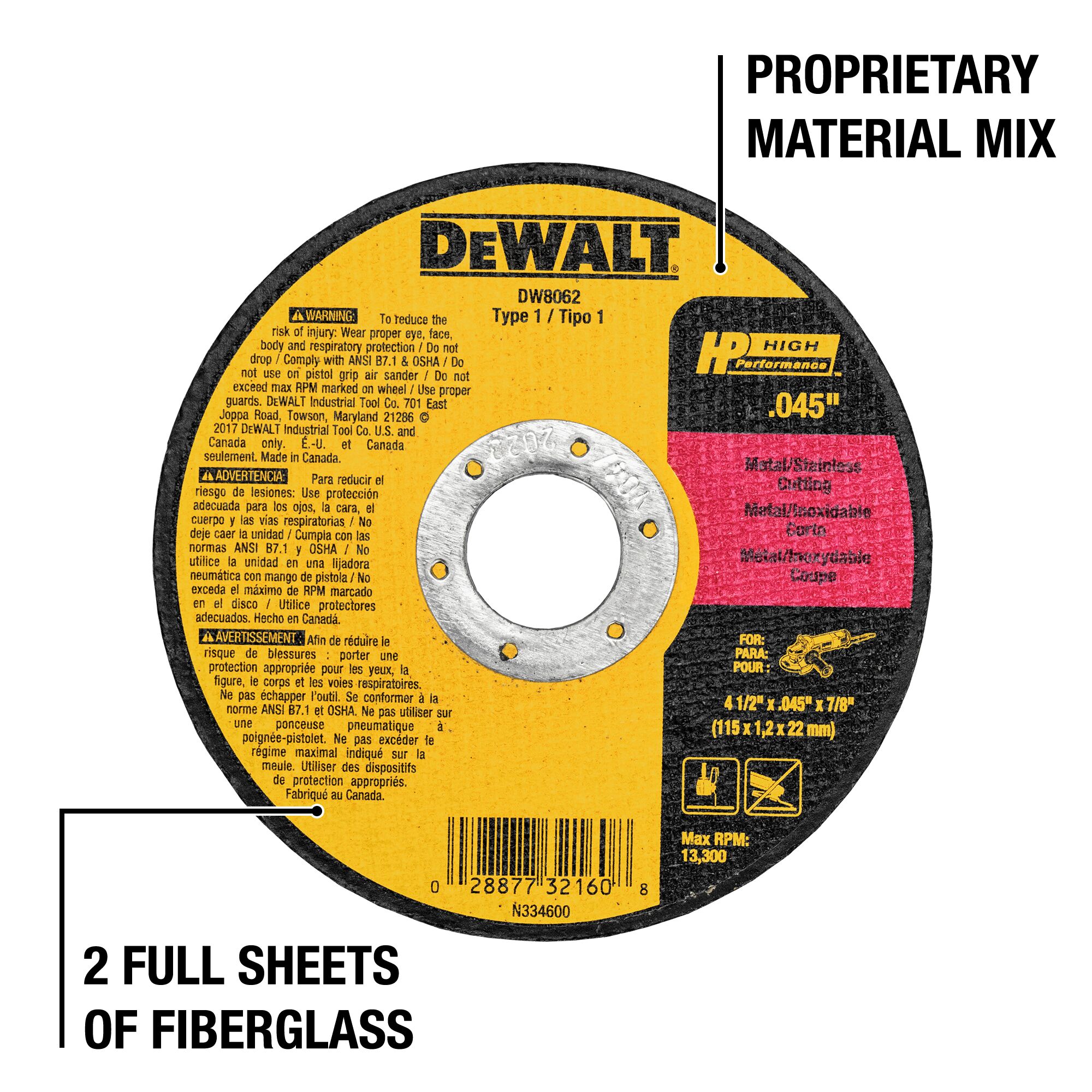 DEWALT DW8062B5-L Abrasive-Wheels - View #5