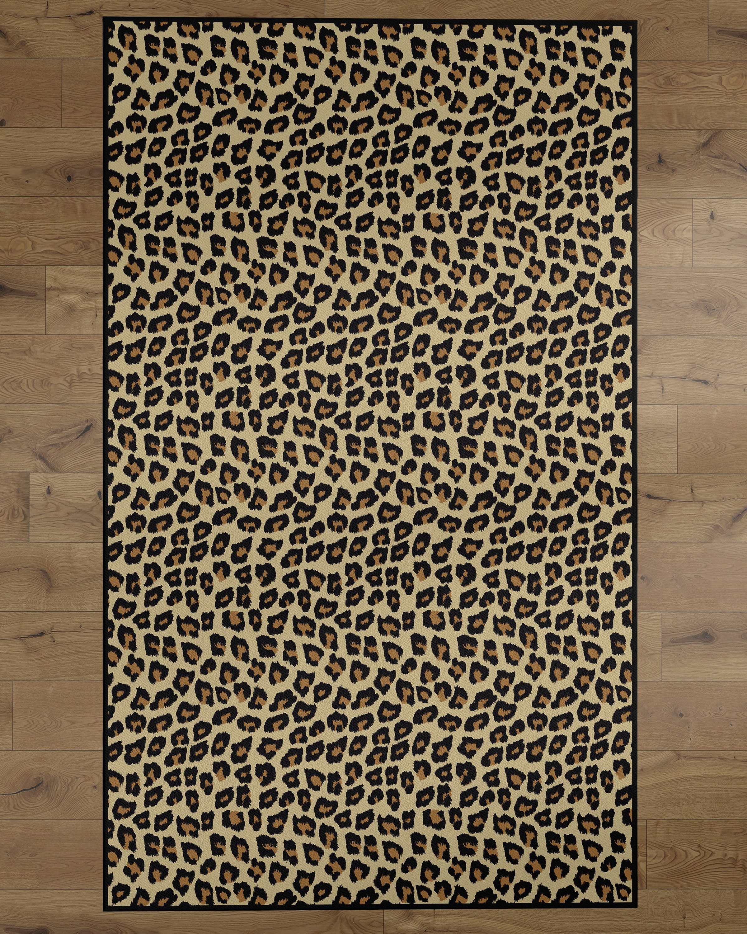 Deerlux QI003760.S 4 X 6 (ft) Multi-color Indoor Animal Print Area Rug