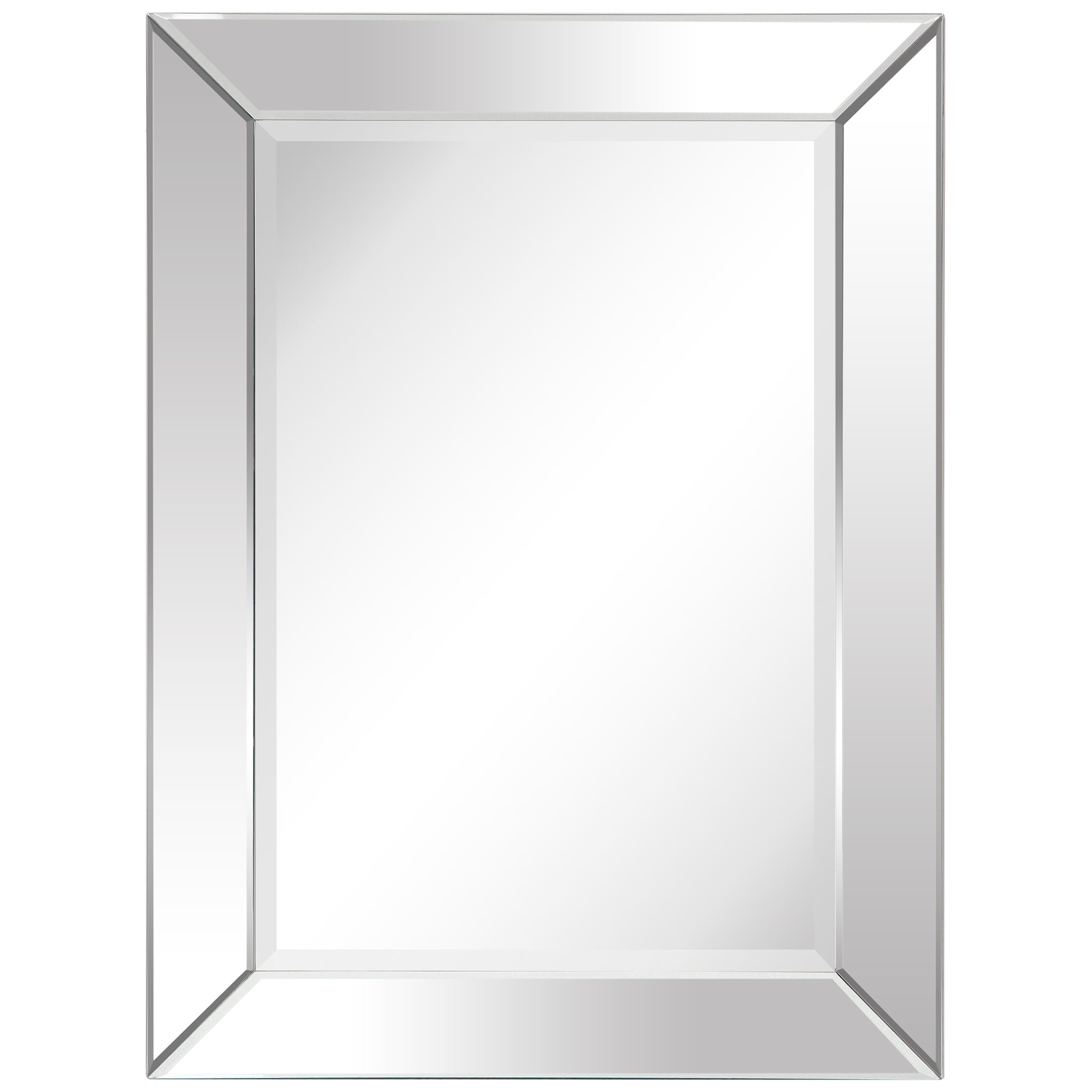 Empire Art Direct Bling Beveled Glass Rectangular Wall Mirror