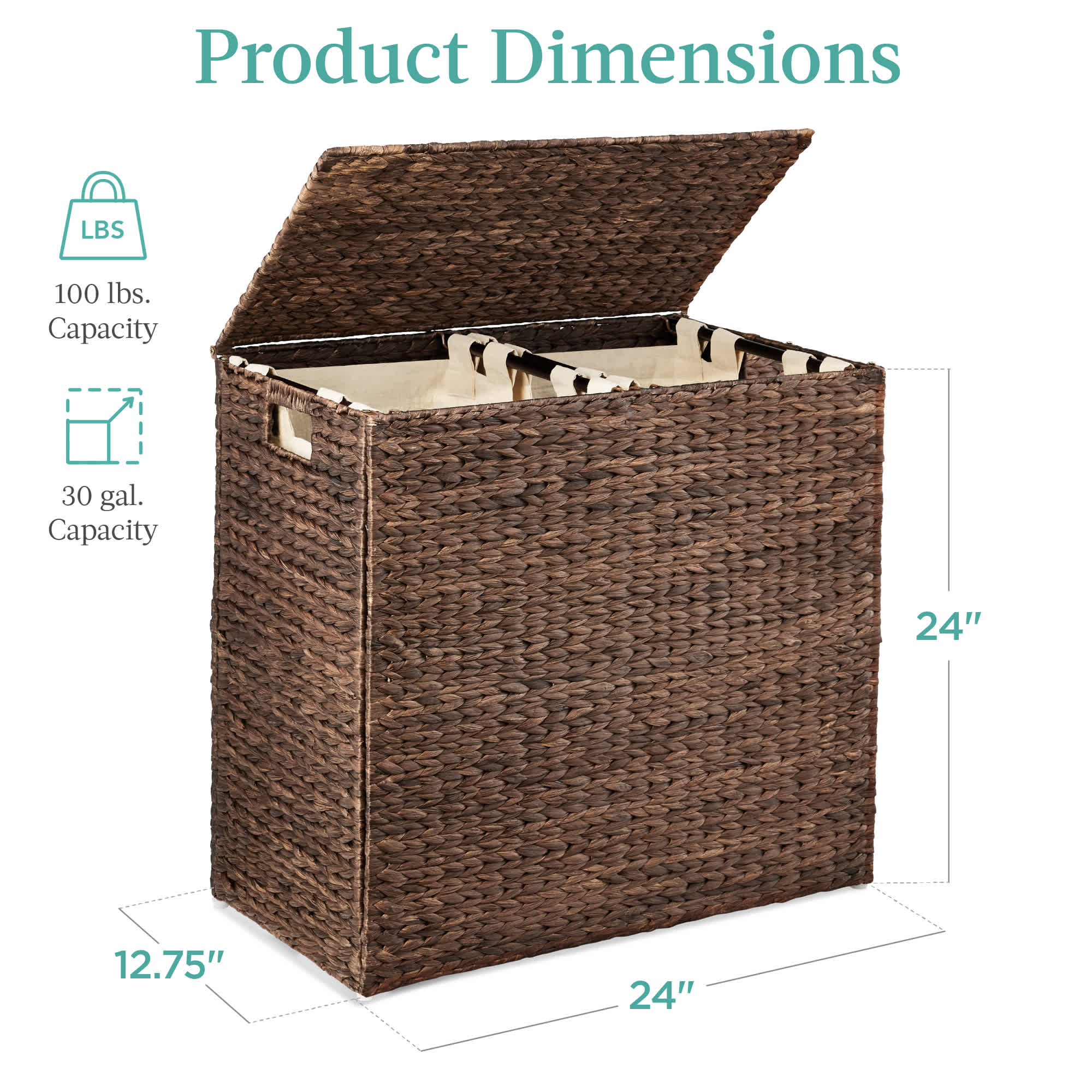 Best Choice Products SKY3456 Hamper-Baskets - View #7