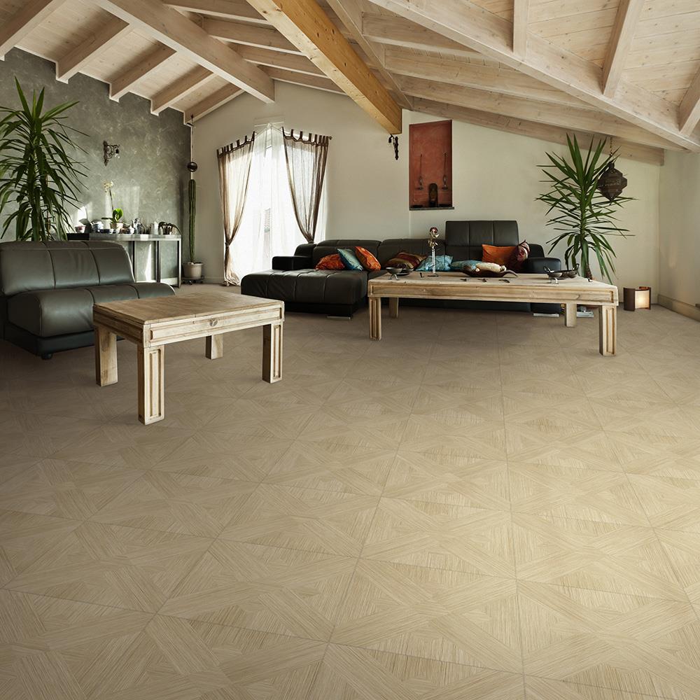 Perfection Floor Tile Cork/Satin 0.05-mil x 20-in W x 20-in L