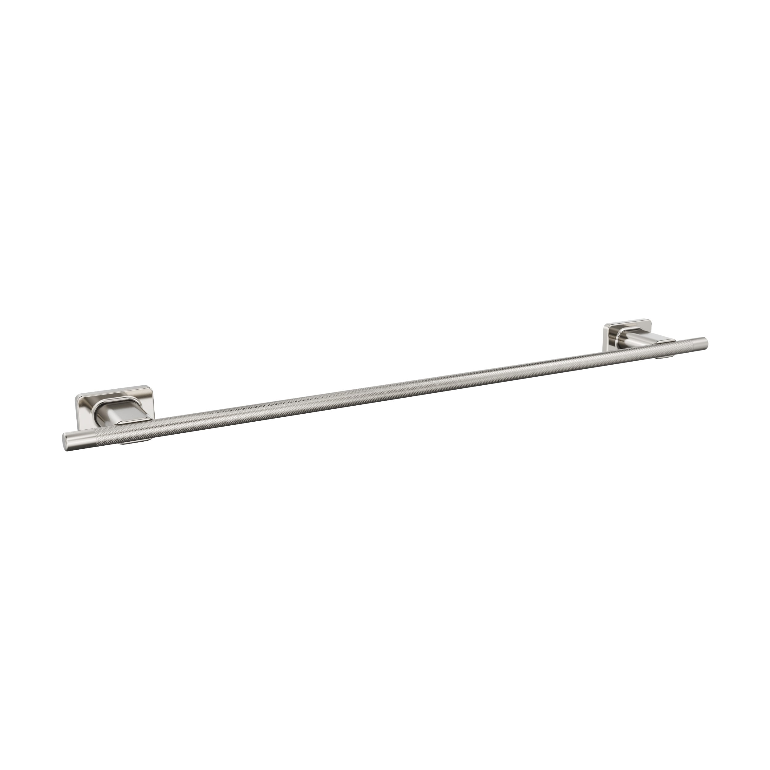 Amerock BH26615PN Bronx 24-in Polished Nickel Wall mount Single Towel Bar