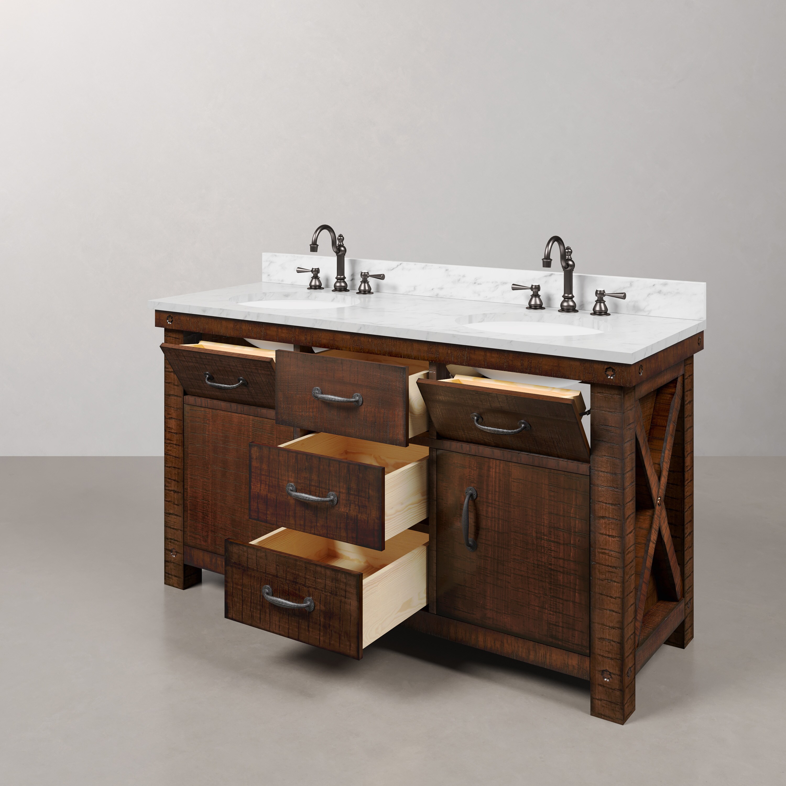 Water Creation AB60CW03RS-P24TL1203 Bath-Vanity-Combo - View #5