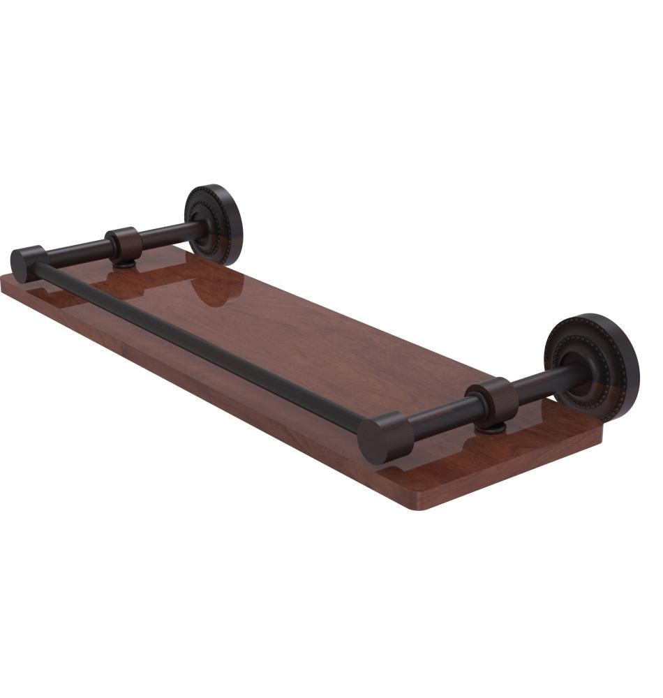 Allied Brass DT-1-16-GAL-IRW-VB Dottingham Venetian Bronze Wall mount Bathroom Shelf ( 16-in x 3-in x 5-in )