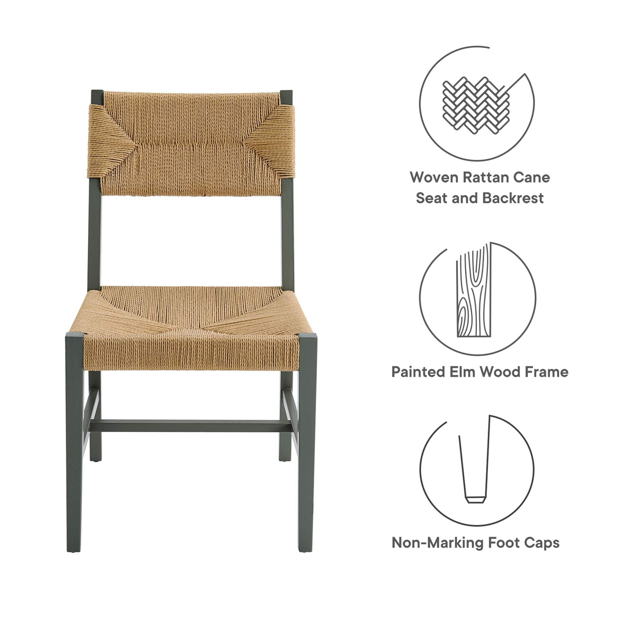 Modway EEI-5489-LGR-NAT Dining-Chairs - View #2