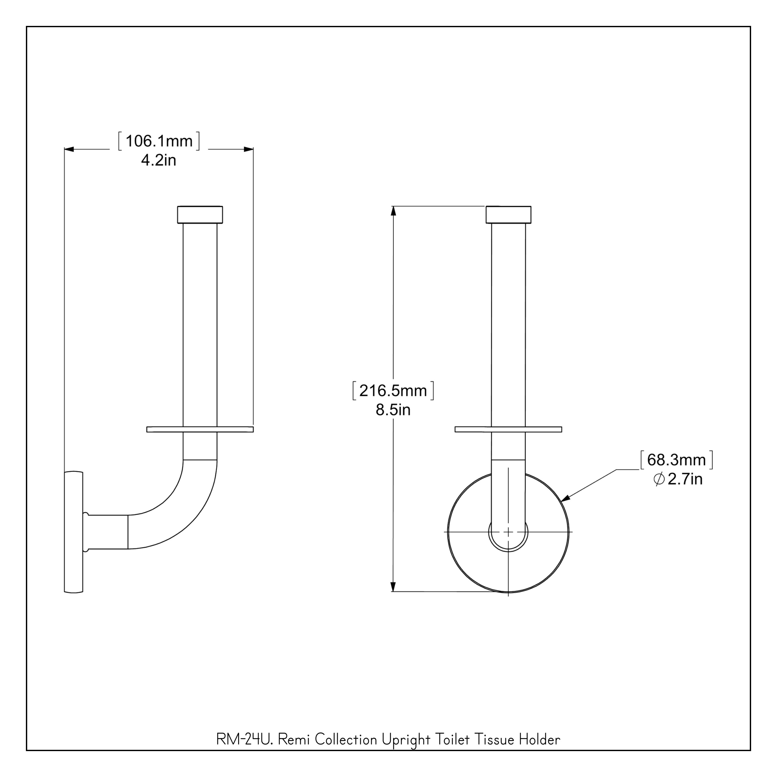 Allied Brass RM-24U-GYM d060360 - View #3