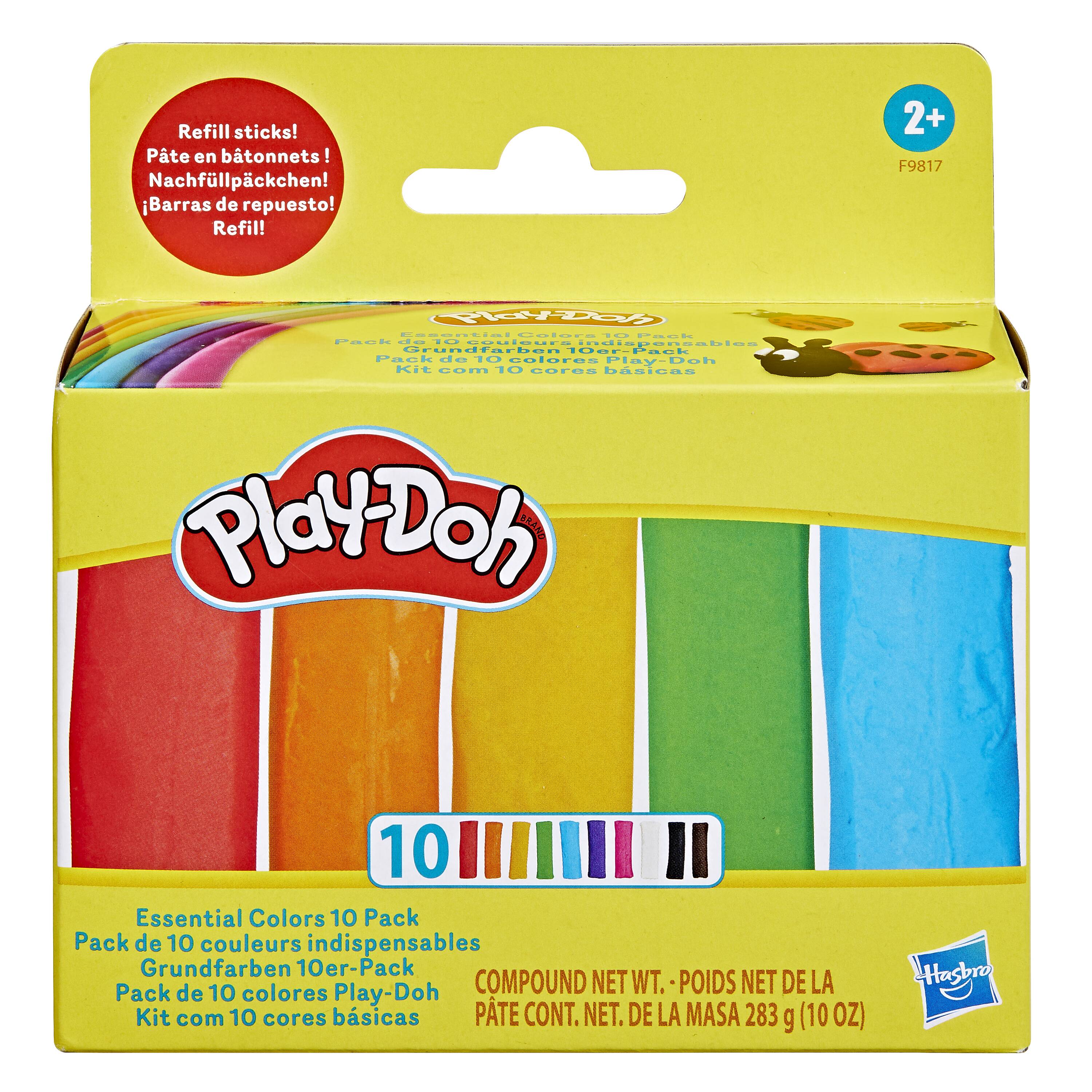 Hasbro F98175L0 Play-Doh 10-Pack Refill Sticks, 10-Pack