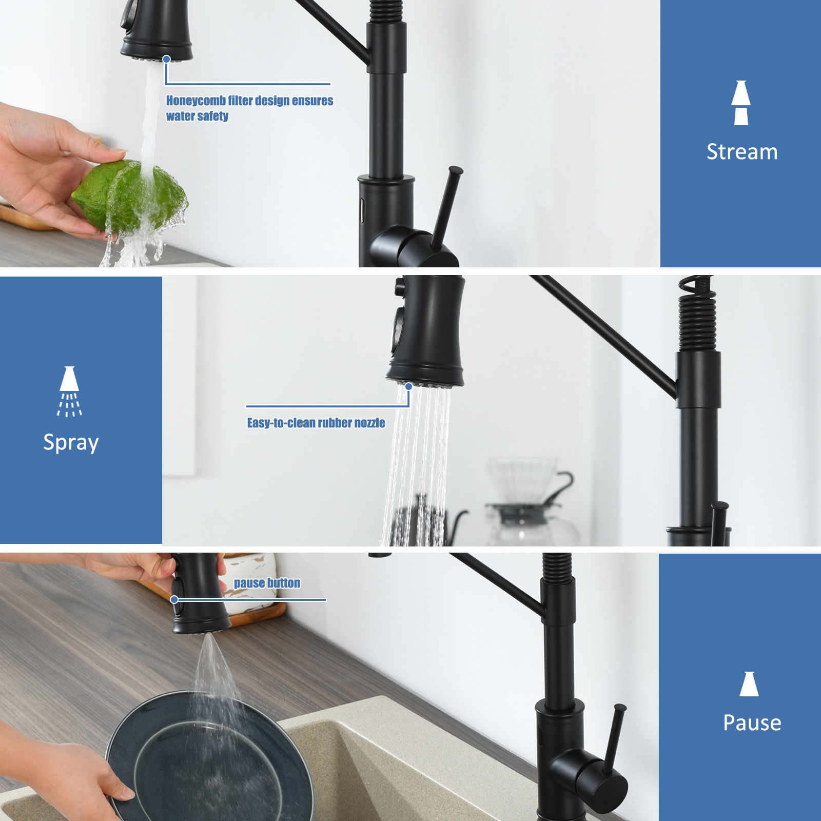 Flynama XY-H-IS2257B Kitchen-Faucets - View #5