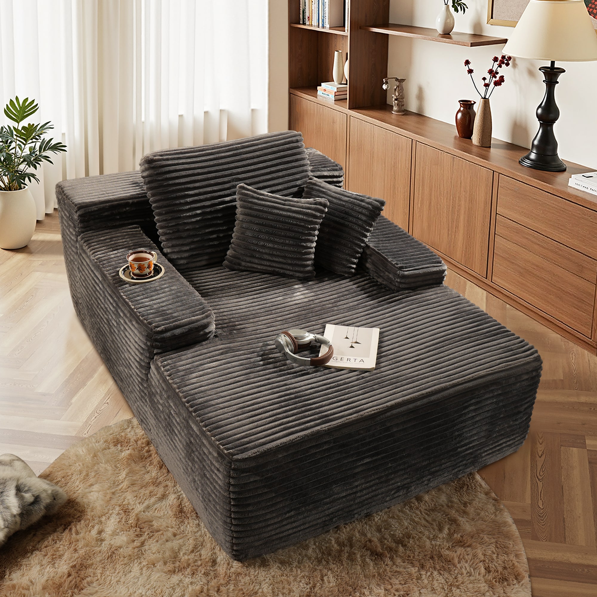 Toject 67'' Chaise Lounge Chair Indoor Oversized Upholstered Sofa
