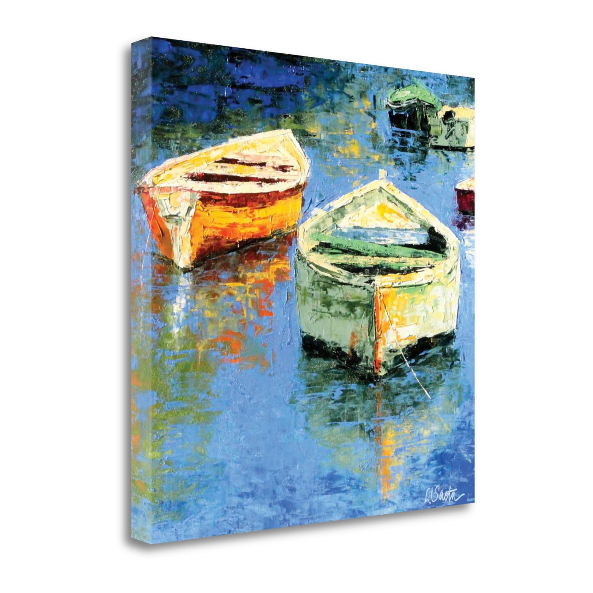 Tangletown Fine Art SBLT1176-2020C 20-in H x 20-in W Coastal Print on Canvas