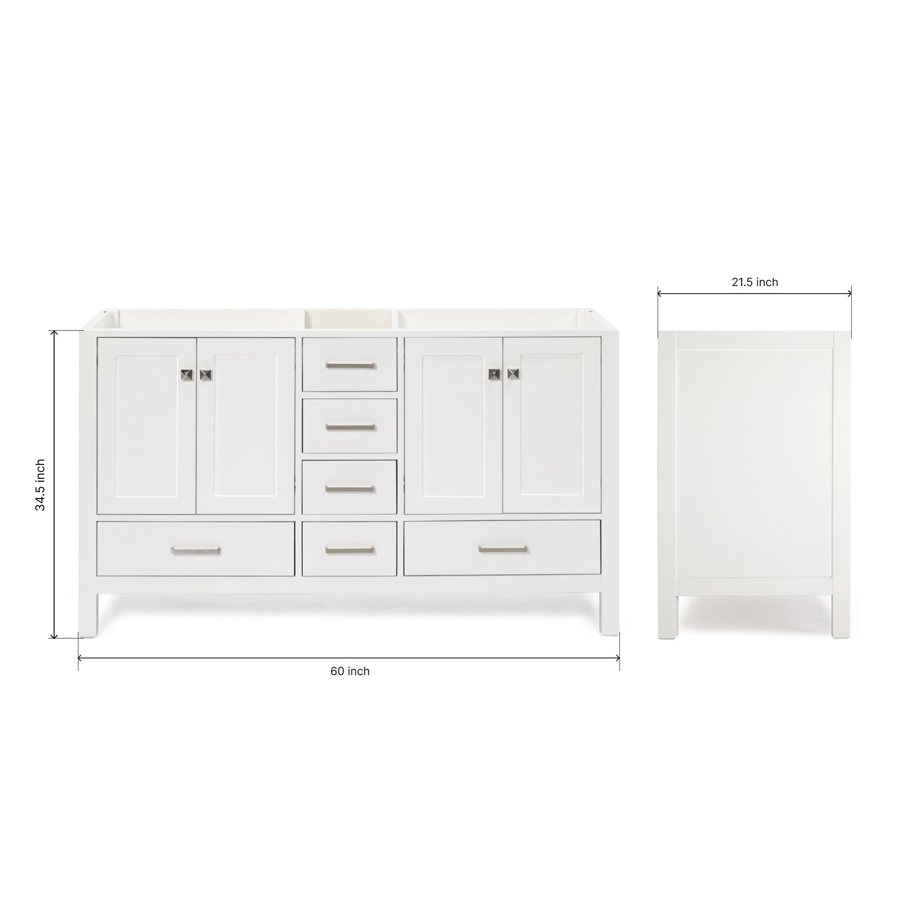 60 inch bathroom vanity without deals top