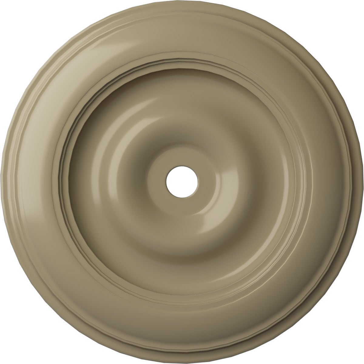 Ekena Millwork CM44CLGDF Classic 44.5-in W x 44.5-in L Painted Gobi Desert Polyurethane Whole Ceiling Medallion