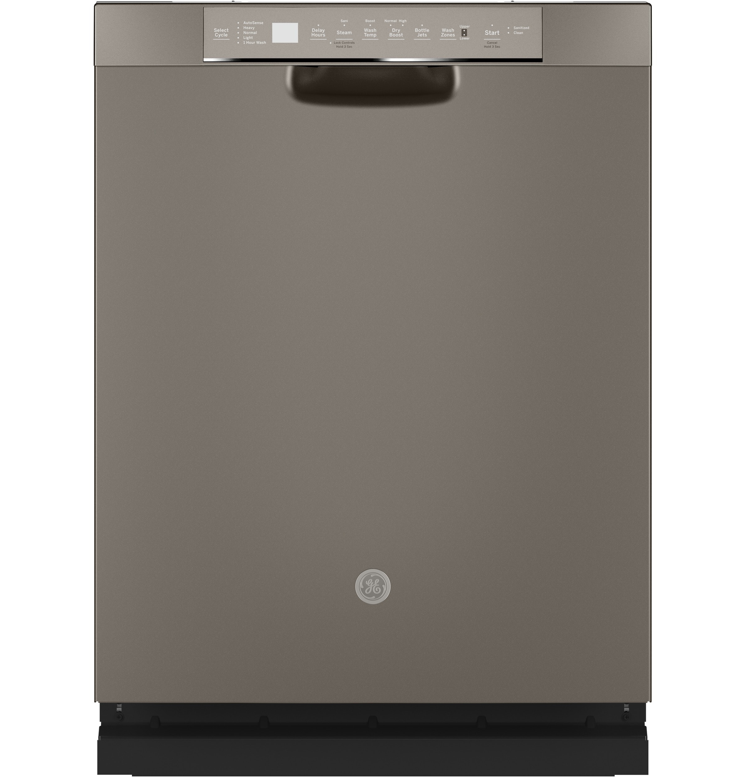 GE GDF645SMNES Dry Boost Front Control 24-in Built-In Dishwasher (Slate) ENERGY STAR, 48-dBA