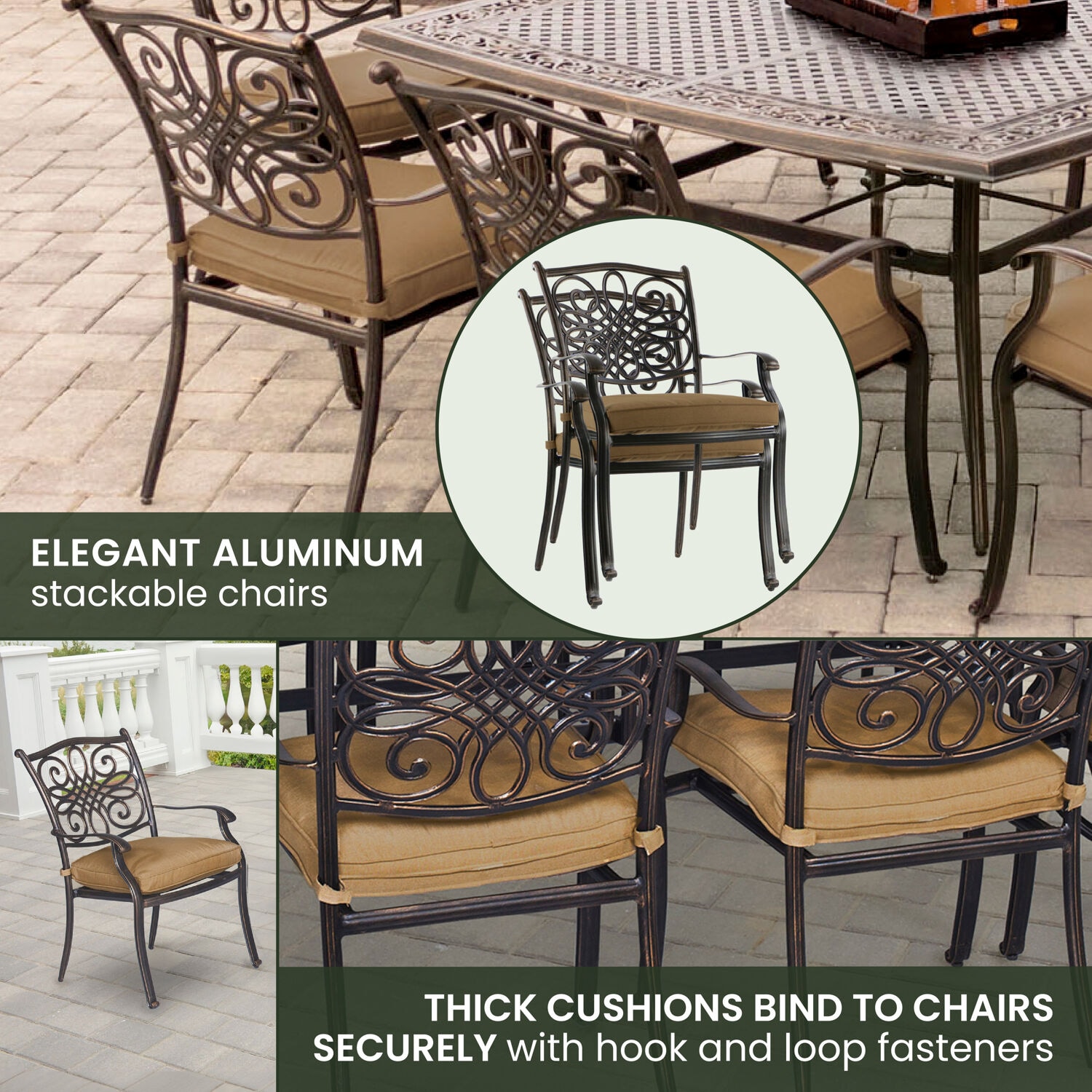 Hanover TRADDN9PCSQ Patio-Dining-Sets - View #4