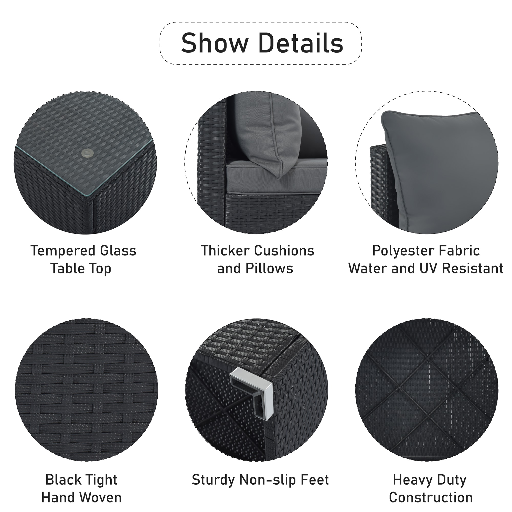 Xspracer ML-PS17E Patio-Conversation-Sets - View #4