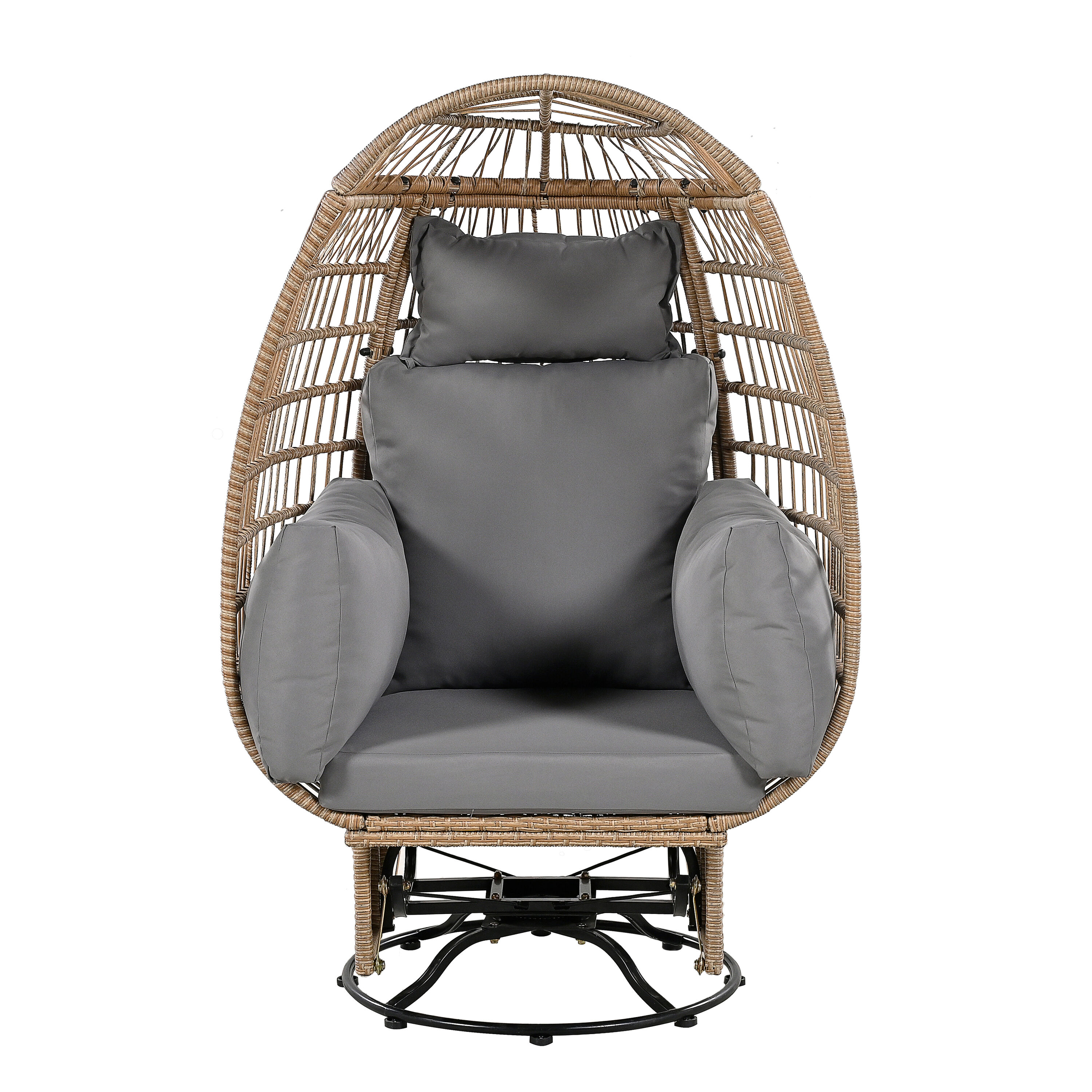 Nestfair HPTM815K 1 -person Natural Iron Outdoor Swing