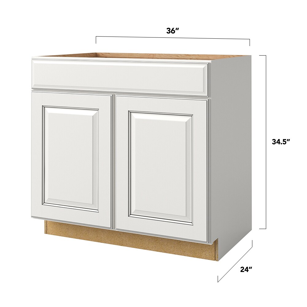 Hampton Bay Shaker 36 in. W x 24 in. D x 34.5 in. H Assembled Sink