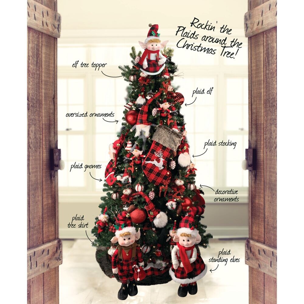 Fraser Hill Farm FFORNPL-CM075-3GR Christmas-Tree-Decoration-Kits - View #2
