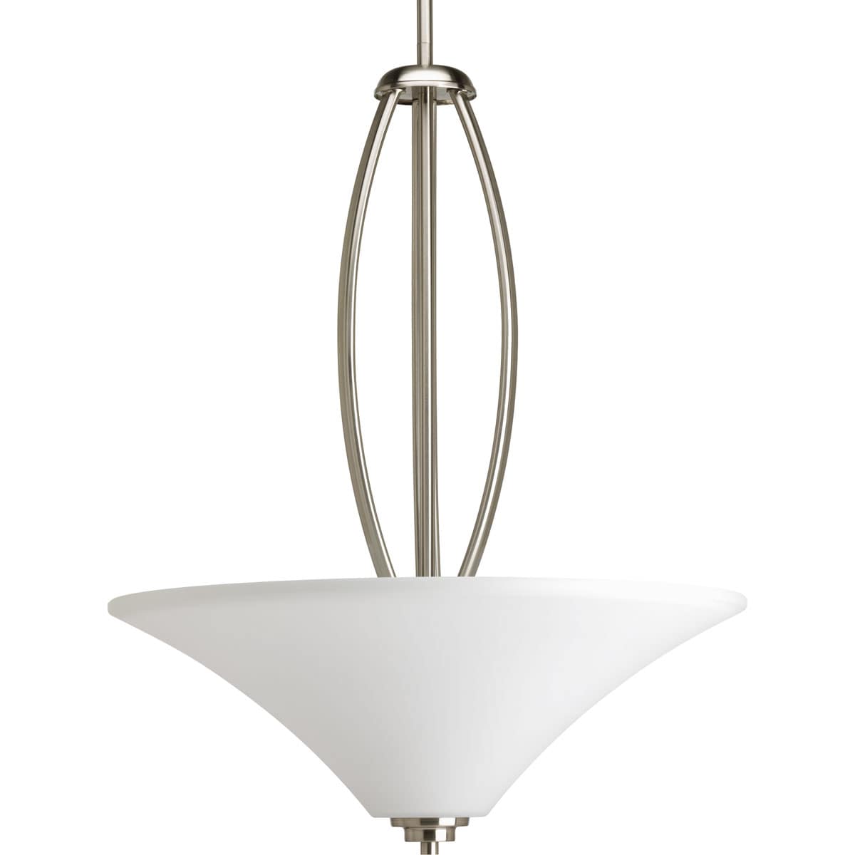 Progress Lighting Joy 3-Light Brushed Nickel Transitional Chandelier