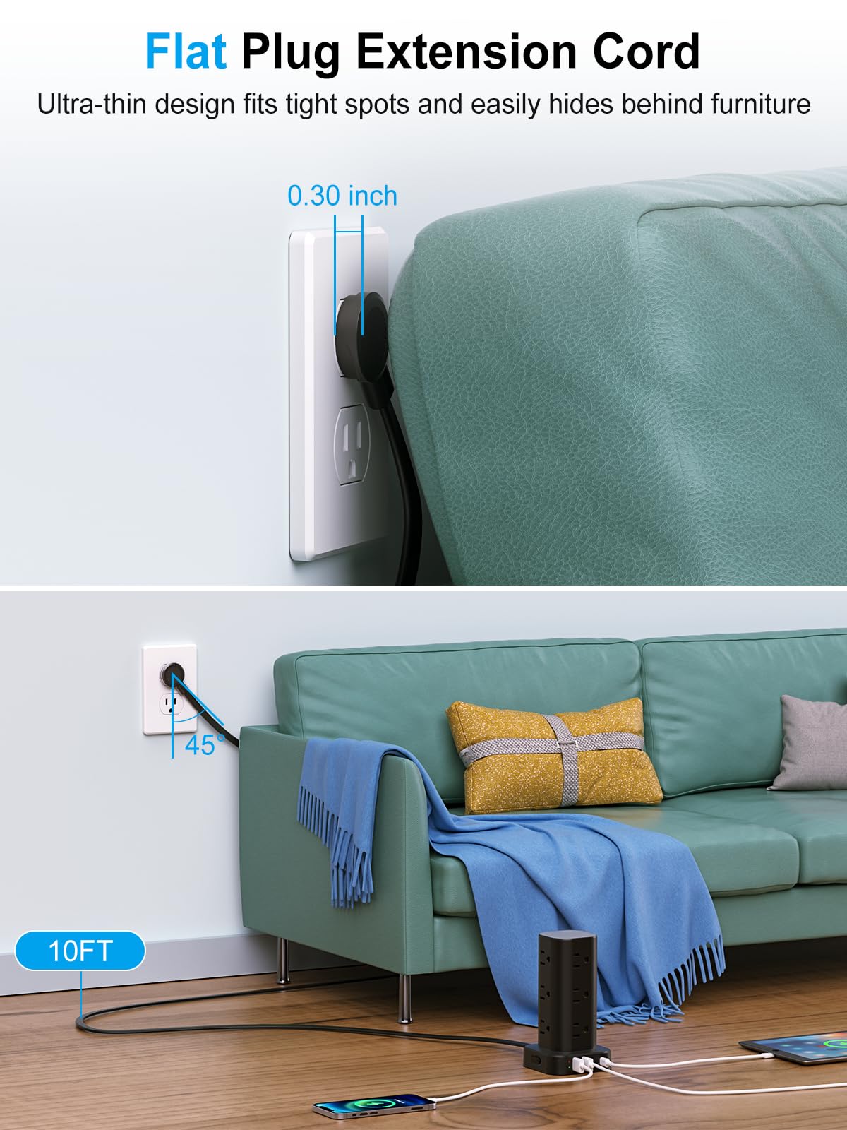 Phewnyzo LPW0725W049 Electrical-Power-Strips - View #3