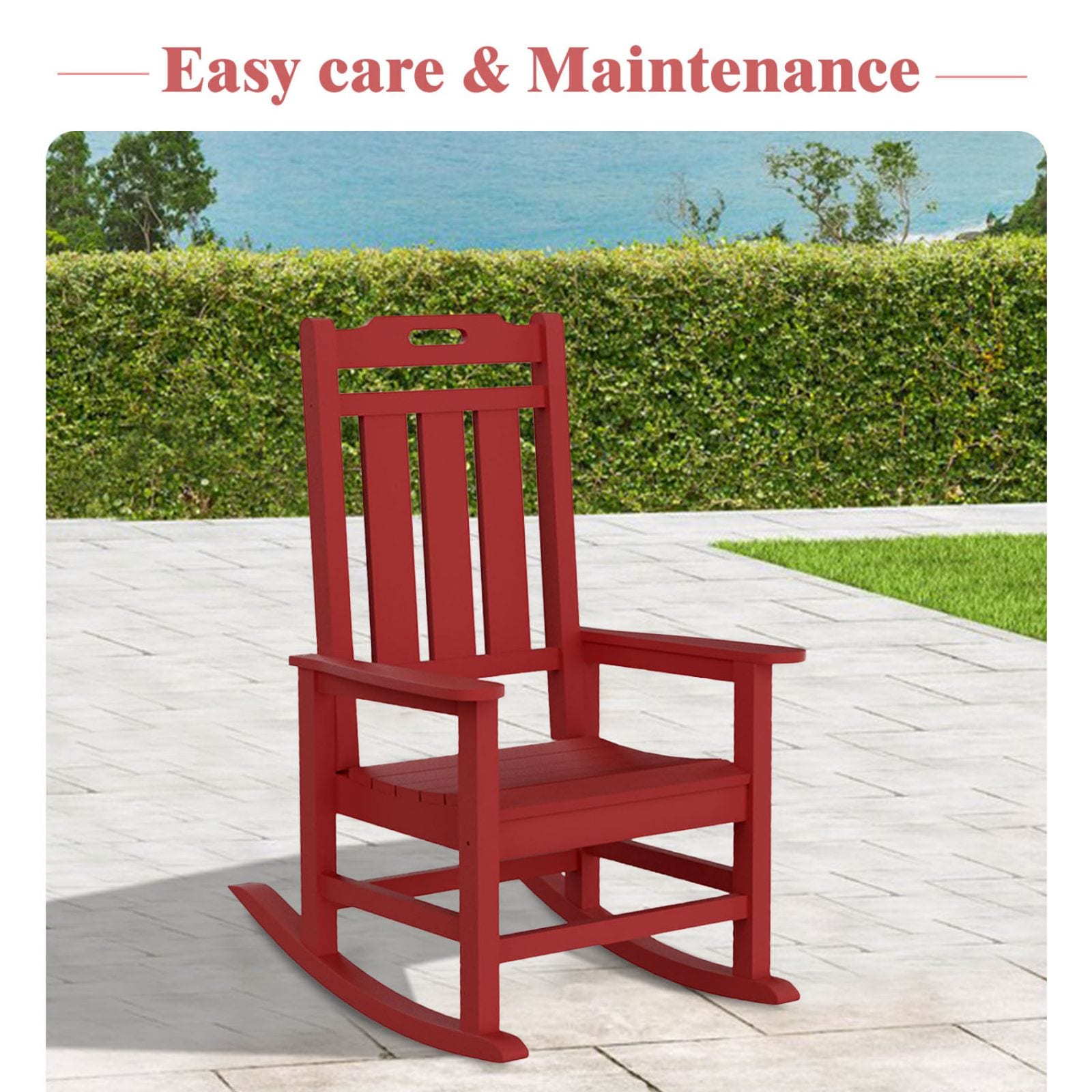 Forclover HYFAS04WH Patio-Chairs - View #6