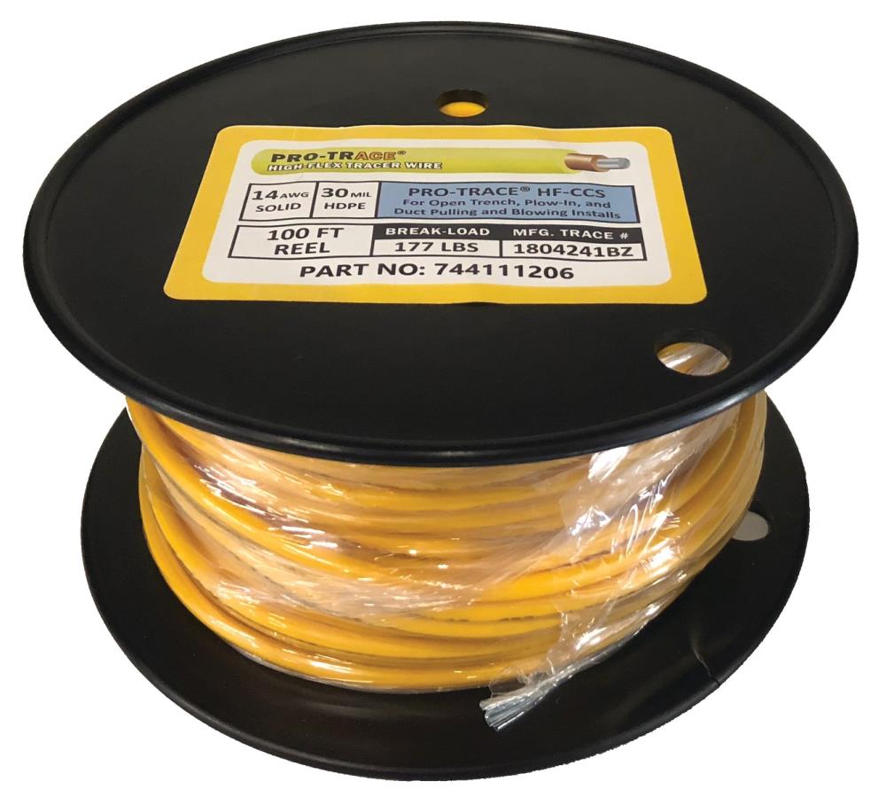PRO-FLEX 14-Gauge x 100-ft Aluminum Underground Gas Tracer wire in the CSST  Pipe, Fittings & Accessories department at