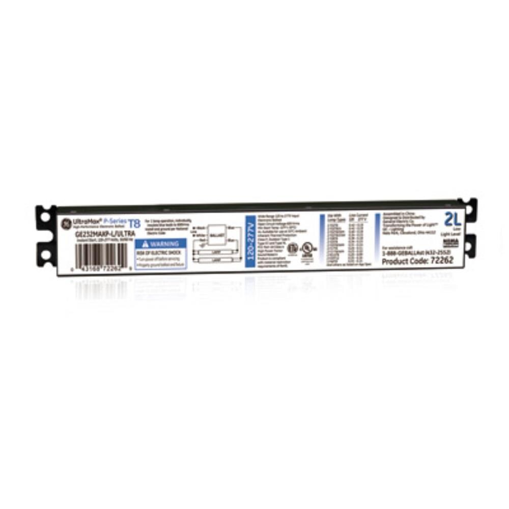 GE UltraMax T8 Ge232max-l/ultra 2l Electronic Ballast Product Code 72262 for sale online 