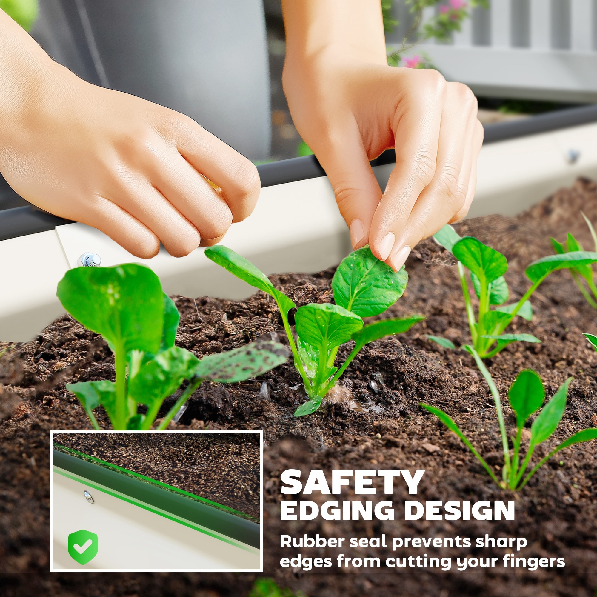 Outsunny 84H-244V03CW Raised-Garden-Beds - View #6