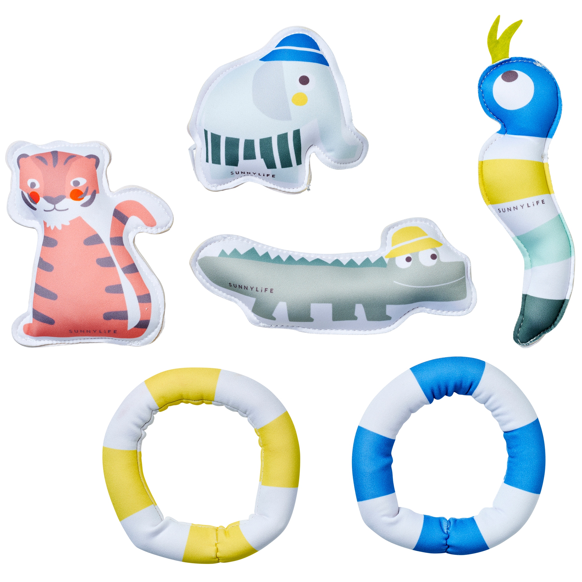 SUNNYLiFE  Dive Buddies Into the Jungle 6pk Pool Toys