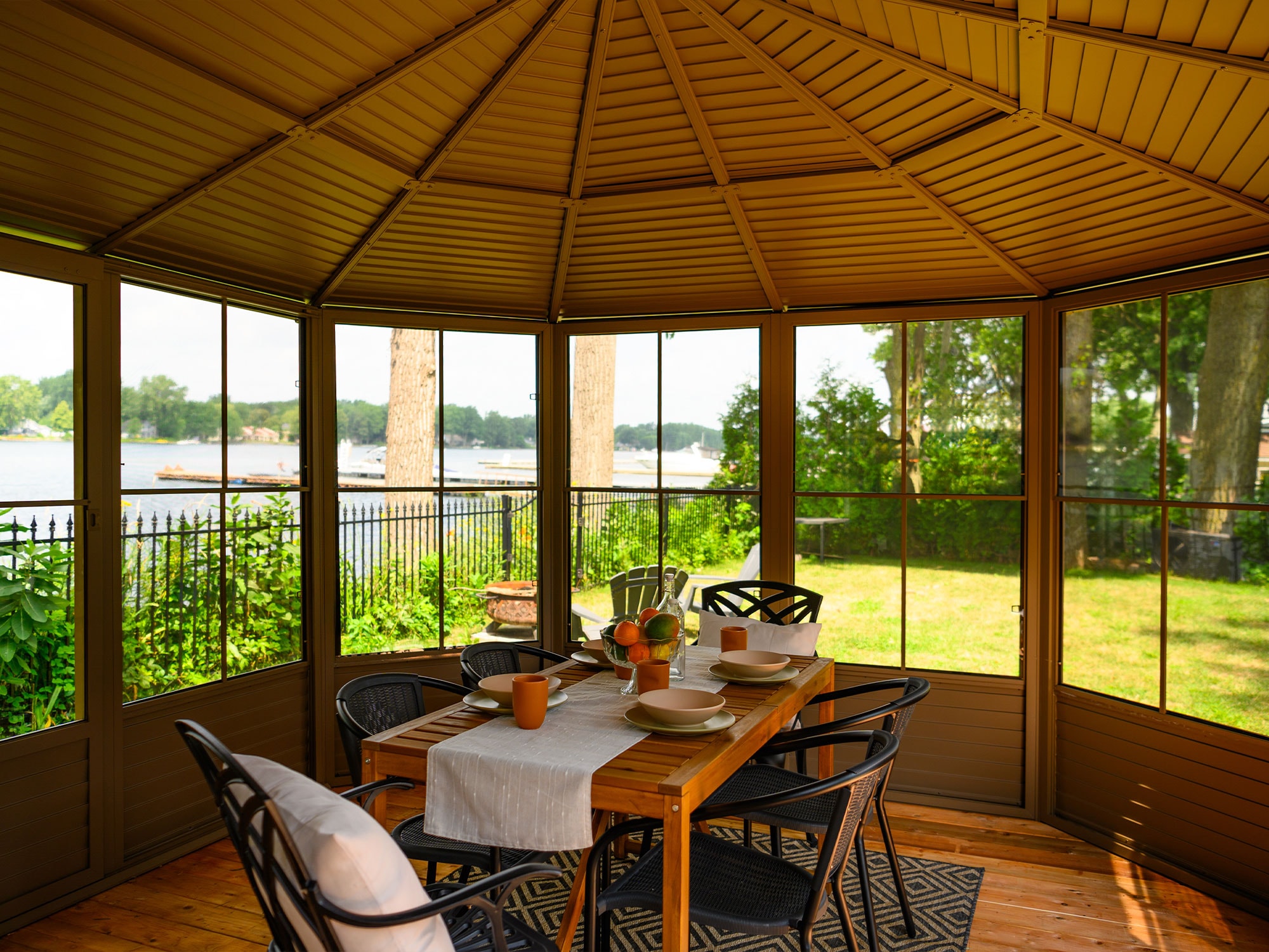 Gazebo Penguin 41215MR-12 Wood-Resin-Gazebos - View #3