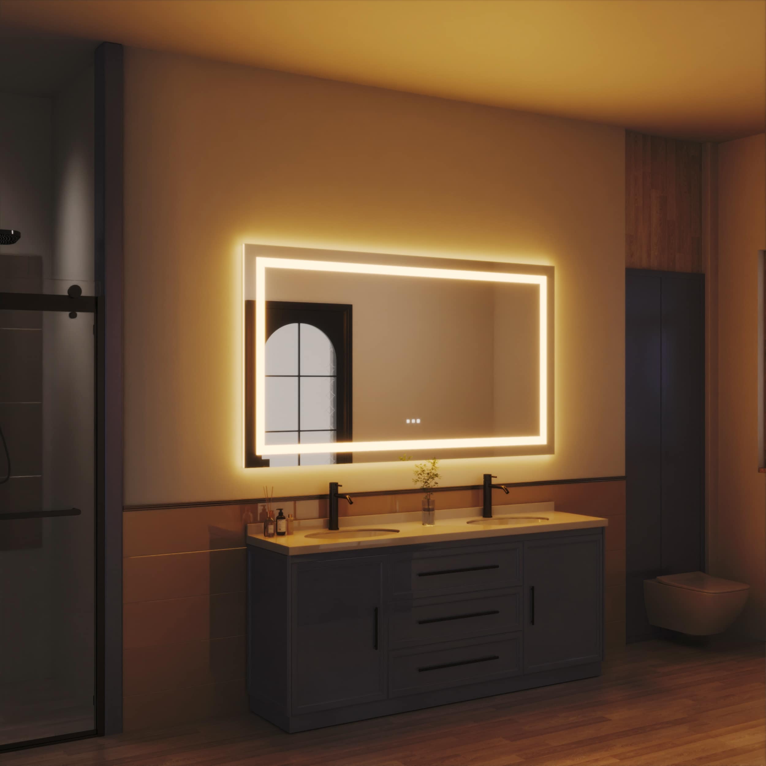 waterpar WPLO-2317 Framed-Bath-Mirrors - View #3