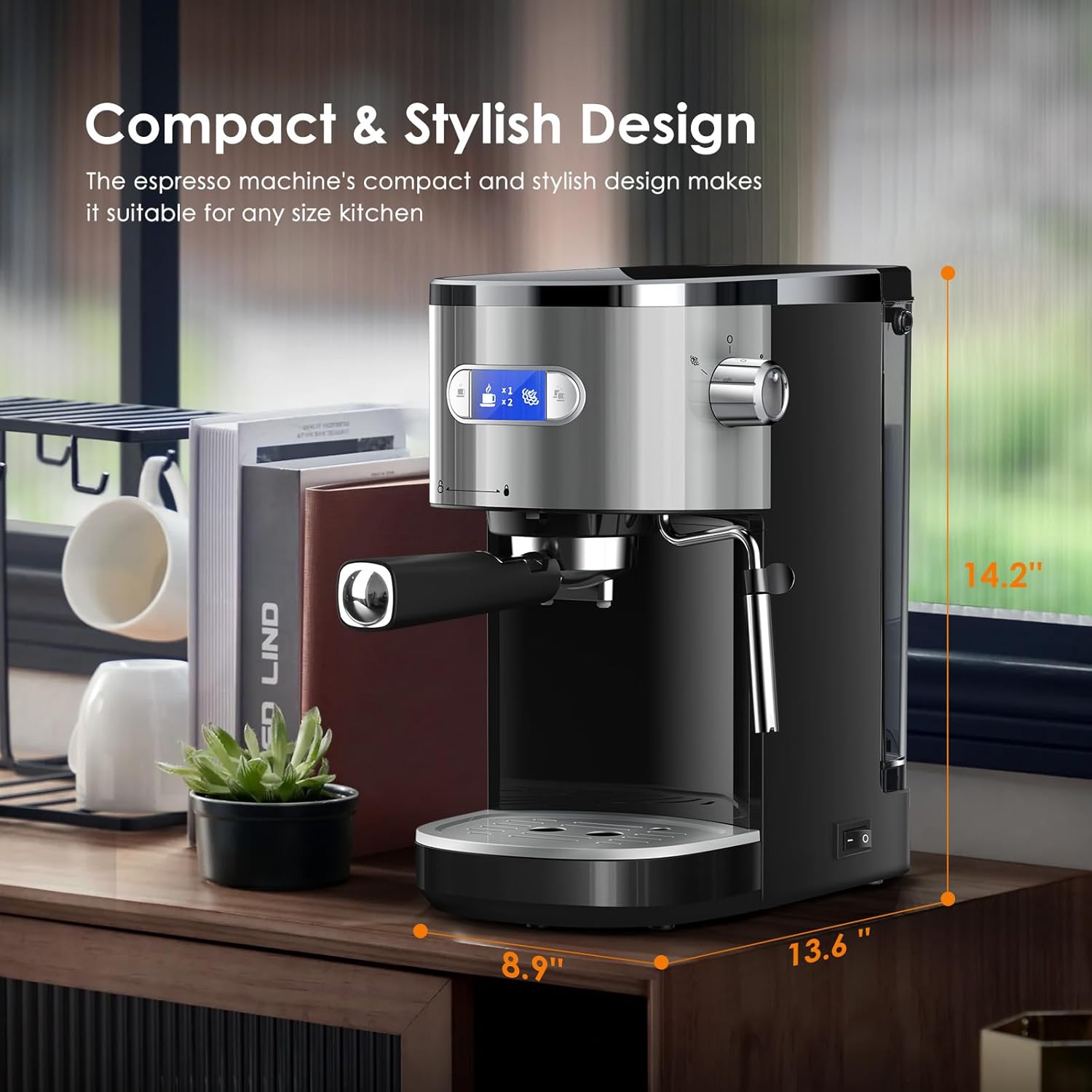 COWSAR LSCM8054H-BLACK Coffee-Makers - View #8
