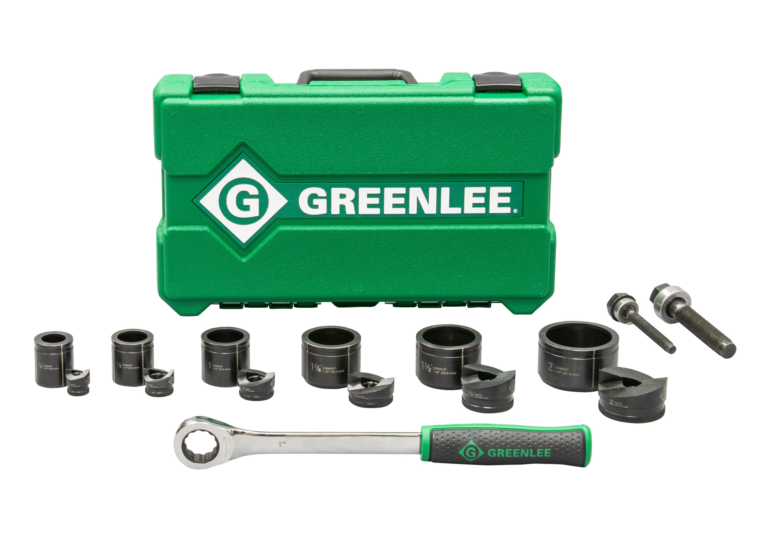 Greenlee Multiple Sizes Manual Knockout Punch Set in the Knockout