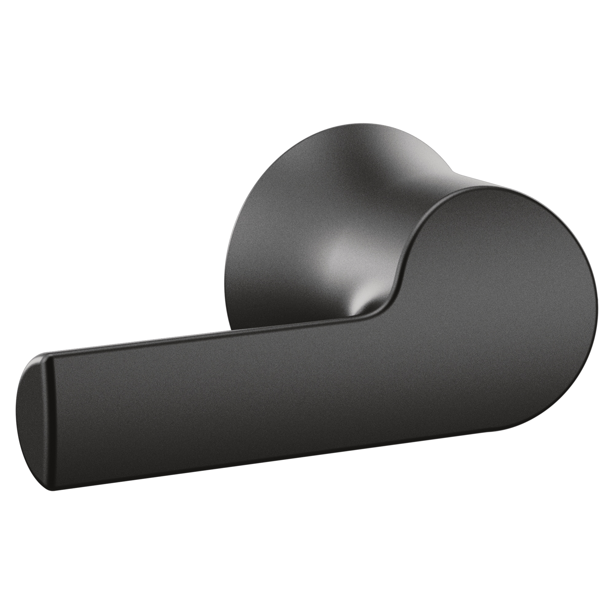  YB0201BL Doux 6-in Front Mount Matte Black Toilet lever