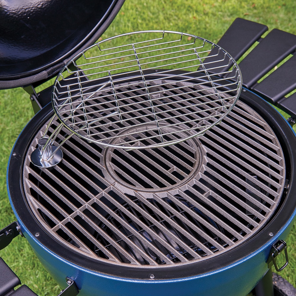 siv Forfærde At afsløre Char-Griller AKORN Kamado Grill, Blue Kamado Charcoal Grill in the Charcoal  Grills department at Lowes.com