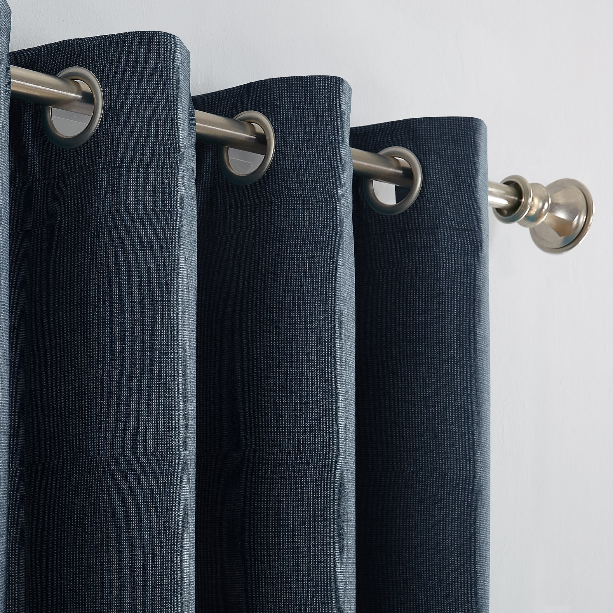 Indigo Thermal Insulated Blackout Grommet Curtain Panel 50"x95"