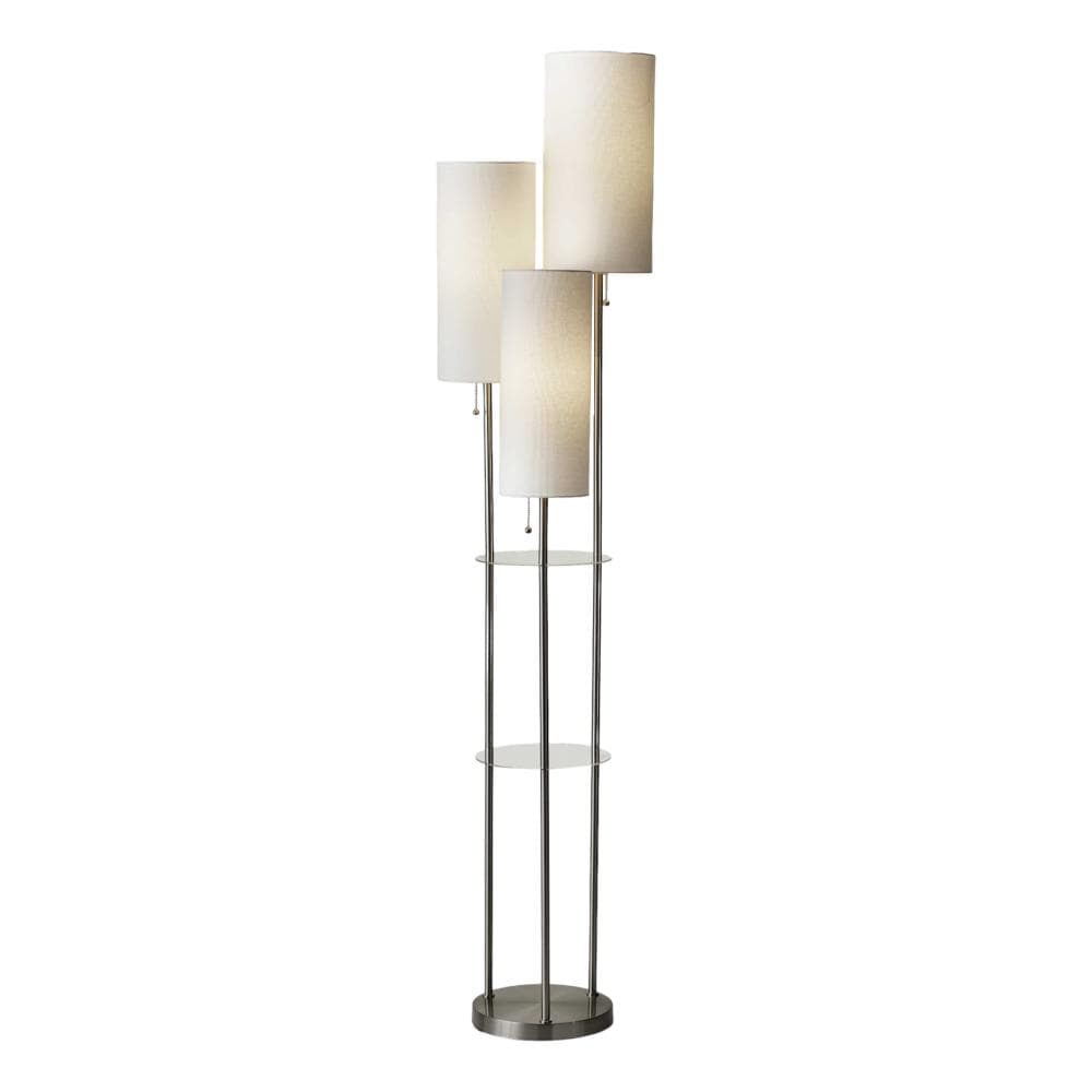 HomeRoots 68-in Silver Floor Lamp in the Floor Lamps department at ...